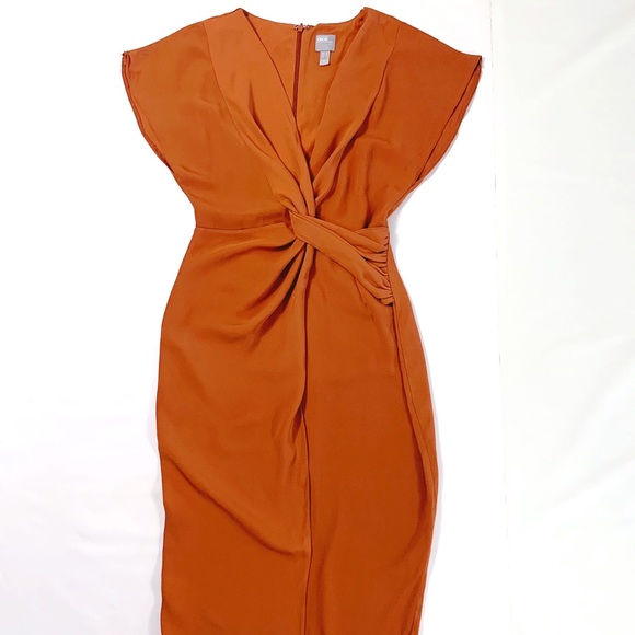 ASOS front twist midi wrap dress - Picture 7 of 13